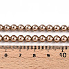 Baking Paint Pearlized Glass Pearl Bead Strands HY-N002-5mm-A06-5