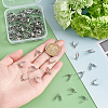 100Pcs 304 Stainless Steel Pinch Bails STAS-DC0010-49-3