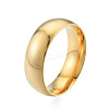201 Stainless Steel Plain Band Finger Ring for Women RJEW-N043-09LG-1
