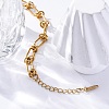 304 Stainless Steel Paperclip Chain Bracelets for Women LS-BJEW-P347-03G-3