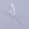 Transparent Glass Funnel Hopper AJEW-WH0104-45E-1