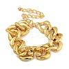 Chunky CCB Plastic Curb/Cable Chain Necklaces for Women NJEW-K261-01B-G-1-2