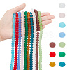 10 Strands 10 Colors Frosted Transparent Glass Beads Strands FGLA-AR0001-02-1