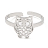 Non-Tarnish 304 Stainless Steel Open Cuff Rings LS-RJEW-H213-01P-4