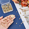 86Pcs 304 Stainless Steel Slide On End Clasp Tubes STAS-ME0002-22-3