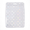 Rectangle Laser Plastic Yin-yang Zip Top Gift Bags X1-OPP-E004-01B-C02-1
