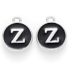 Platinum Plated Alloy Charms LS-ENAM-S118-02Z-P-1