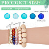 5 Colors Transparent Glass Beads Sets FGLA-PH0001-11B-01-2