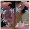 Alloy Rhinestone Cuff Earrings FS-WGFB378-06-1