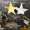 36Pcs 2 Colors Paper Glitter Star Wall Decoration AJEW-SP0001-16A-4