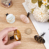 4Pcs 4 Style Oval Gemstone Car Air Vent Clips JEWB-AB00027-3