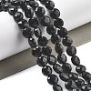 Natural Black Tourmaline Beads Strands G-C179-A41-03-1