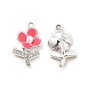 Alloy Rhinestone Enamel Pendants ENAM-K020-01C-1