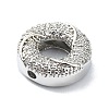 Rack Plating Brass Micro Pave Clear Cubic Zirconia Beads KK-U014-03P-2