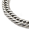 Non-Tarnish 201 Stainless Steel Cuban Link Chains Bracelet for Men Women LS-BJEW-H550-07A-P-2