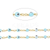 Handmade Evil Eye Lampwork Round Beaded Chains LS-CHC-G009-A-G01-1