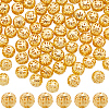 120Pcs Brass Filigree Beads KK-SC0005-16-1