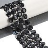 Natural Larvikite Beads Strands G-C116-A45-01-1