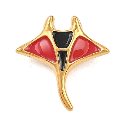 304 Stainless Steel Enamel Pendants STAS-G380-01G-02-1