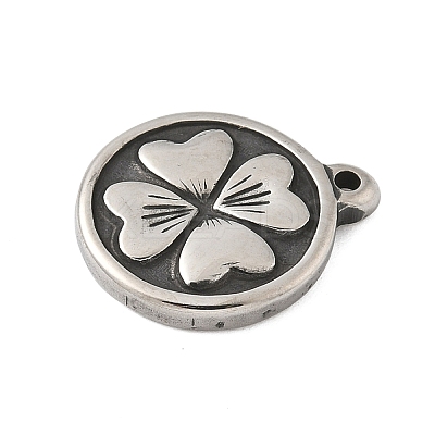 304 Stainless Steel Tibetan Style Pendants STAS-S185-06AS-A-1
