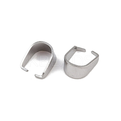 304 Stainless Steel Snap On Bails STAS-C135-01A-P-1
