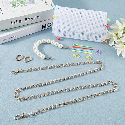 DIY Plastic Knitting Crochet Bag Making Kits DIY-CP0012-65-1