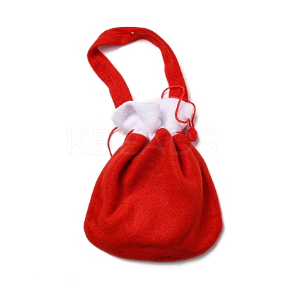 4Pcs 4 Styles Christmas Velvet Candy Bags Decorations ABAG-SZ0001-14-1