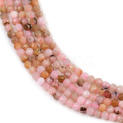 Natural Peru Pink Opal Beads Strands G-F798-A01-01B-1
