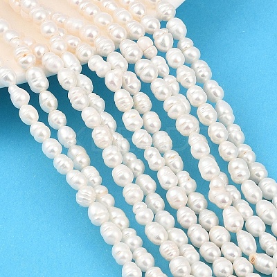 Natural Cultured Freshwater Pearl Beads Strands PEAR-F020-19-1