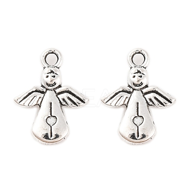 Tibetan Style Alloy Pendants TIBEP-S299-37AS-RS-1