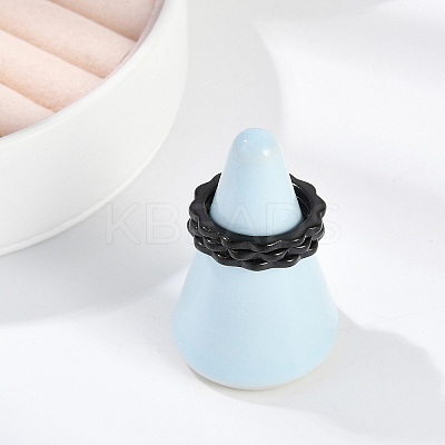 304 Stainless Steel Finger Ring for Women RJEW-A052-01A-EB-1