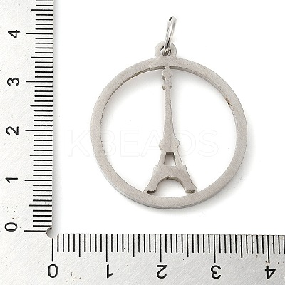Non-Tarnish 304 Stainless Steel Pendants STAS-C086-05E-P-1