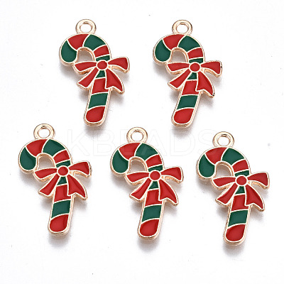 Alloy Enamel Pendants X-ENAM-Q442-030-RS-1