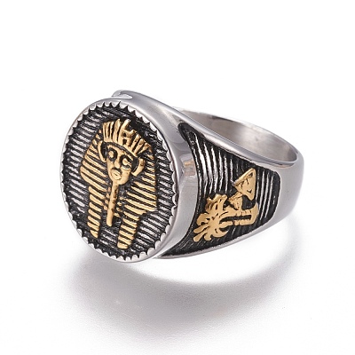 304 Stainless Steel Finger Rings RJEW-E157-15GP-1