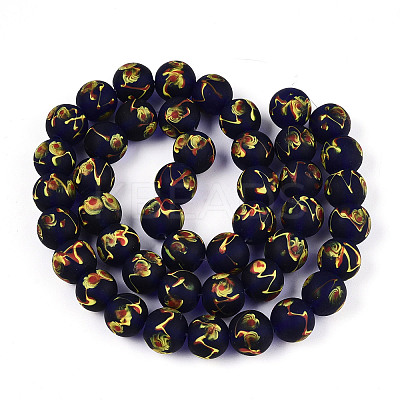 Handmade Lampwork Beads Strands LAMP-N028-05G-1