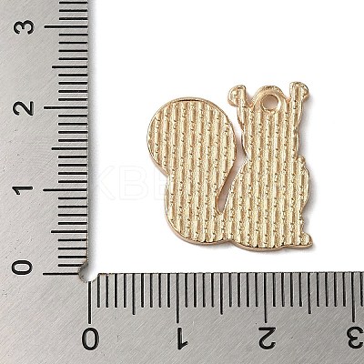 Thanksgiving Day Golden Tone Alloy Enamel Pendants ENAM-M002-01E-G-1