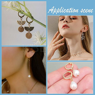 120Pcs 304 Stainless Steel Leverback Earring Findings STAS-SC0006-28G-1