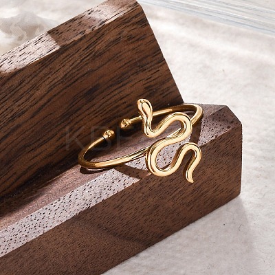 304 Stainless Steel Cuff Rings for Women LS-RJEW-F175-01G-01-1