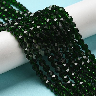 Transparent Glass Beads EGLA-A035-T6mm-D10-1