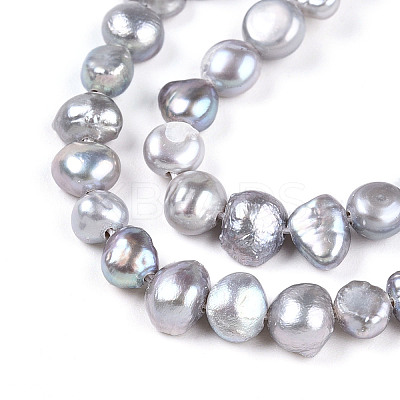 Natural Cultured Freshwater Pearl Beads Strands PEAR-N014-04I-01-1