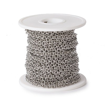 Tarnish Resistant 304 Stainless Steel Rolo Chains CHS-E016-02D-P-1