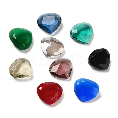 Pointed Back Glass Rhinestone Cabochons GLAA-B012-42-1