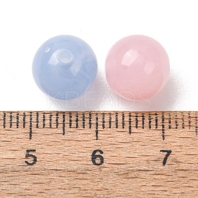 Two-Tone Imitation Gemstone Acrylic Beads AC-CBA7B05-13-1