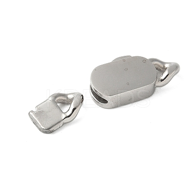 316 Surgical Stainless Steel Bayonet Clasps STAS-H234-07P-04-1