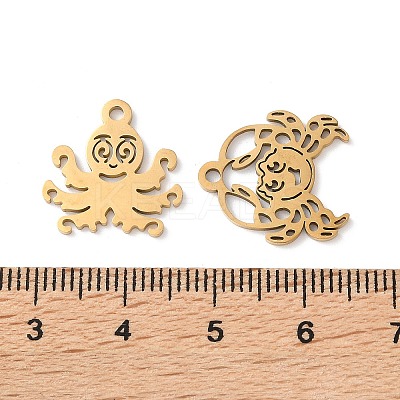 Ocean Theme 201 Stainless Steel Pendants FIND-Z102-02G-1