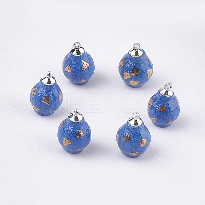 Handmade Porcelain Pendants PORC-T002-116A-1