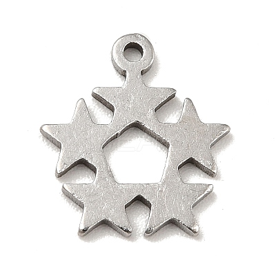 Non-Tarnish 201 Stainless Steel Pendants STAS-A066-10P-1