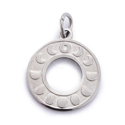 Non-Tarnish 304 Stainless Steel Pendants STAS-Z020-02P-1