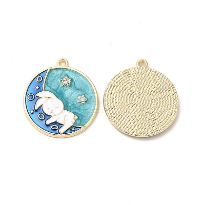 Alloy Enamel Pendants ENAM-C005-11G-01-1