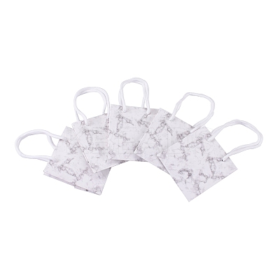 Marble Pattern Paper Gift Shopping Bags AJEW-CJ0001-18-1
